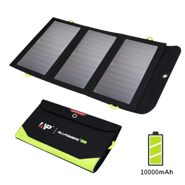 Panneau Solaire Portable avec Double Port USB