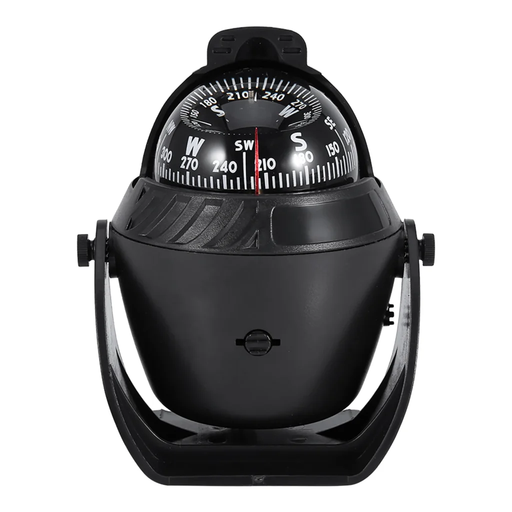 Boussole Marine Encastrée Haute Précision – 12V LED, Réglage Déclinaison, Pour Bateau, Yacht Et Randonnée