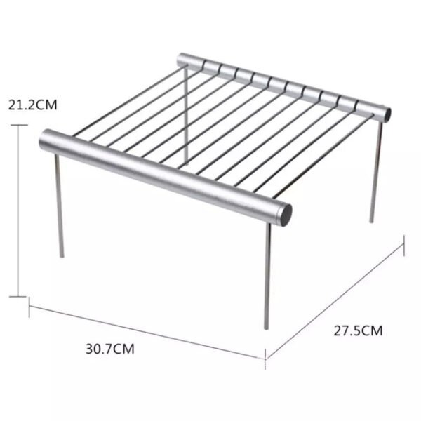 Mini Barbecue Portable en Acier Inoxydable – Image 11