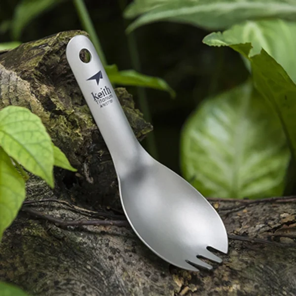 Cuillère-Fourchette en Titane Keith Ti5312 - 13.6g – Image 15