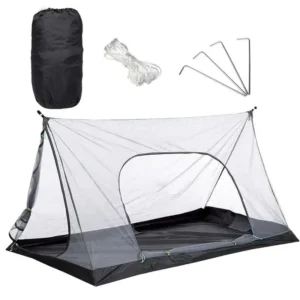 Filet de Camping Anti-Insectes - Double Paroi Ventilée