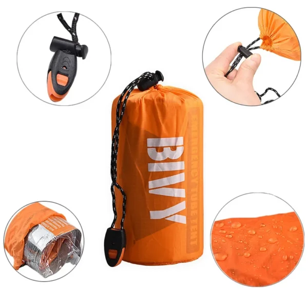 Kit de Survie d'Urgence 3 en 1 - Abri, Sac de Couchage – Image 4