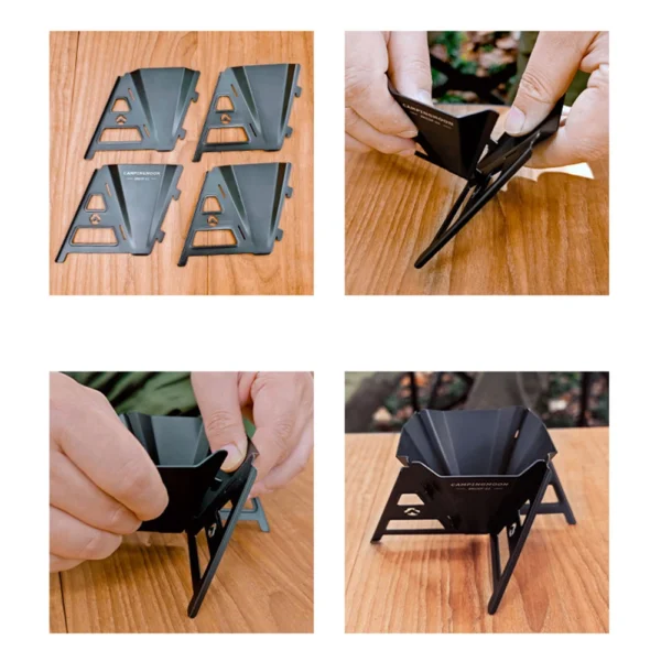 Support de Filtre à Café Portable en Acier Inoxydable – Image 2