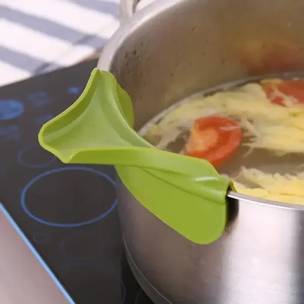 Entonnoir Liquide en Silicone Alimentaire Anti-Renversement – Image 16