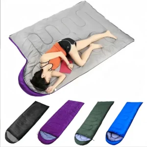 Sac de Couchage Adulte en Coton - Toison Chaude