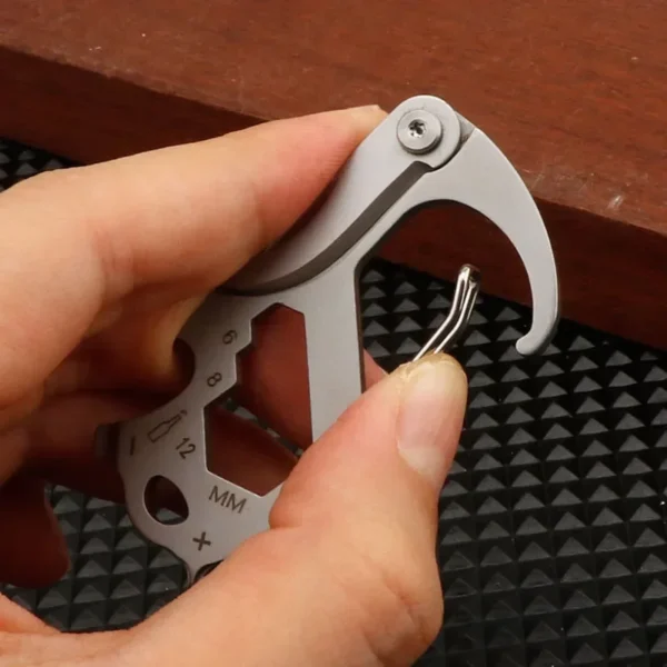 Mini Keyblade Multifonction - Porte-Clés Acier Inox 8cm – Image 3