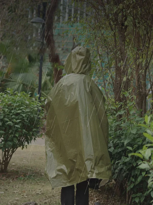 Poncho de Pluie Survival & Couverture d'Urgence – Image 5