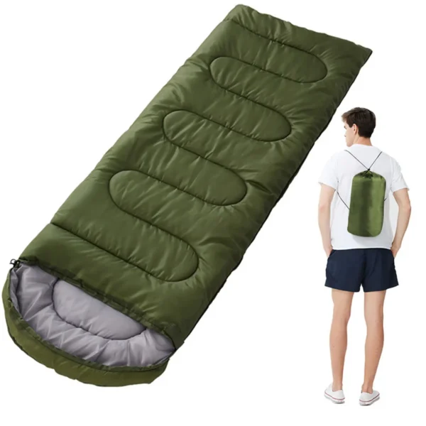Sac de Couchage Adulte en Coton - Toison Chaude – Image 7