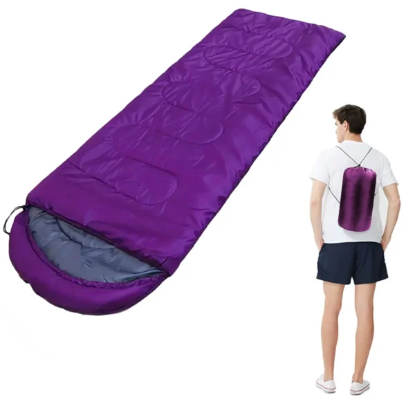 Sac de Couchage Adulte en Coton - Toison Chaude – Image 9