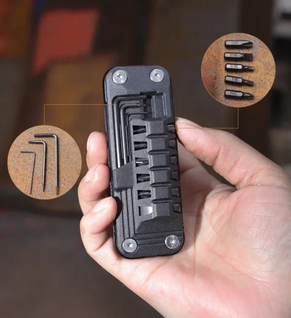 Mini Couteau Multifonction Pliant 12 en 1 – Image 8
