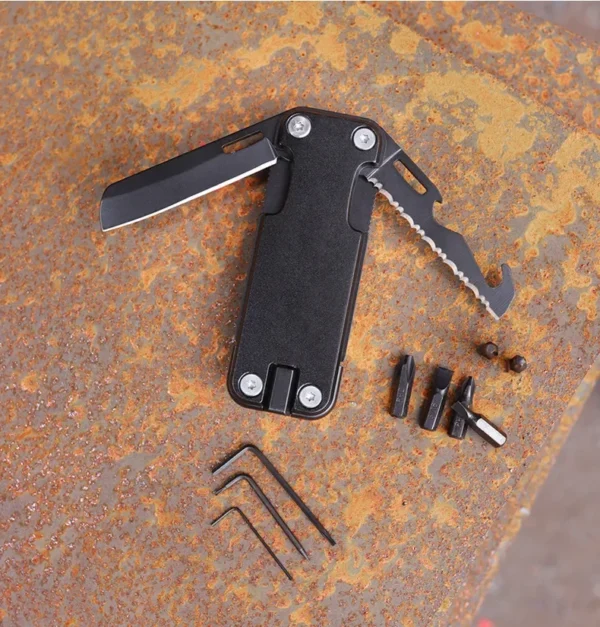Mini Couteau Multifonction Pliant 12 en 1 – Image 15