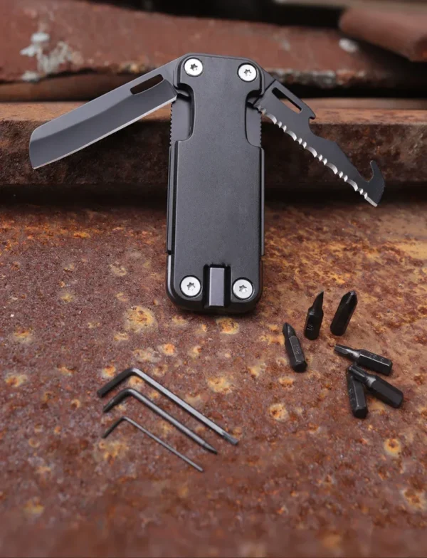 Mini Couteau Multifonction Pliant 12 en 1 – Image 7