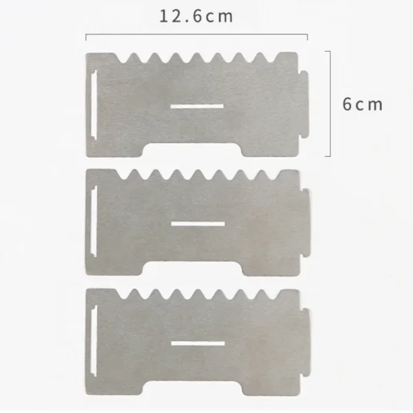 Support pour Réchaud à Alcool Portable en Acier Inoxydable – Image 3