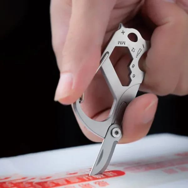 Mini Keyblade Multifonction - Porte-Clés Acier Inox 8cm – Image 6