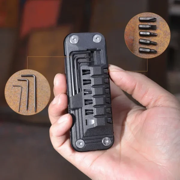 Mini Couteau Multifonction Pliant 12 en 1 – Image 2