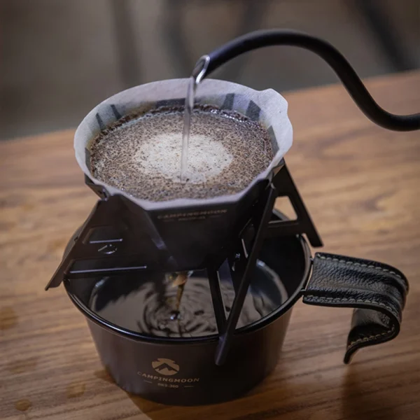 Support de Filtre à Café Portable en Acier Inoxydable – Image 9