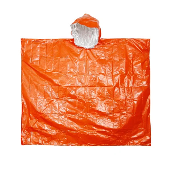 Poncho de Pluie Survival & Couverture d'Urgence