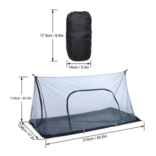 Filet de Camping Anti-Insectes - Double Paroi Ventilée – Image 6