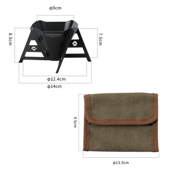 Support de Filtre à Café Portable en Acier Inoxydable – Image 7
