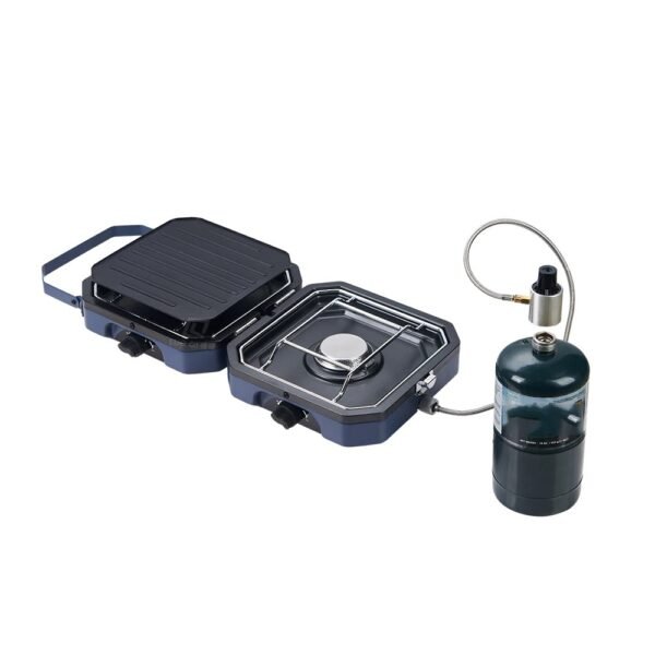 Réchaud de Camping Pliable 2 Feux - Cuisine Outdoor Polyvalente – Image 10