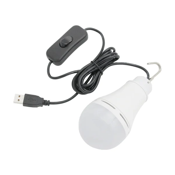 Ampoule LED USB 10 LEDs - 5V Blanc Froid 6500K – Image 6