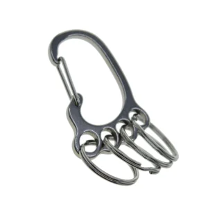 Porte-Clés à Ressort Acier Inox 304