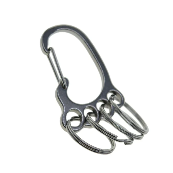 Porte-Clés à Ressort Acier Inox 304