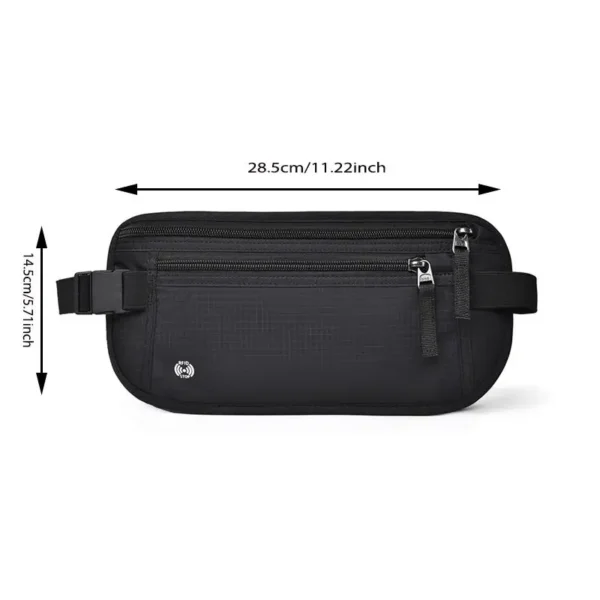 Ceinture Porte-Monnaie Sécurité RFID – Image 6