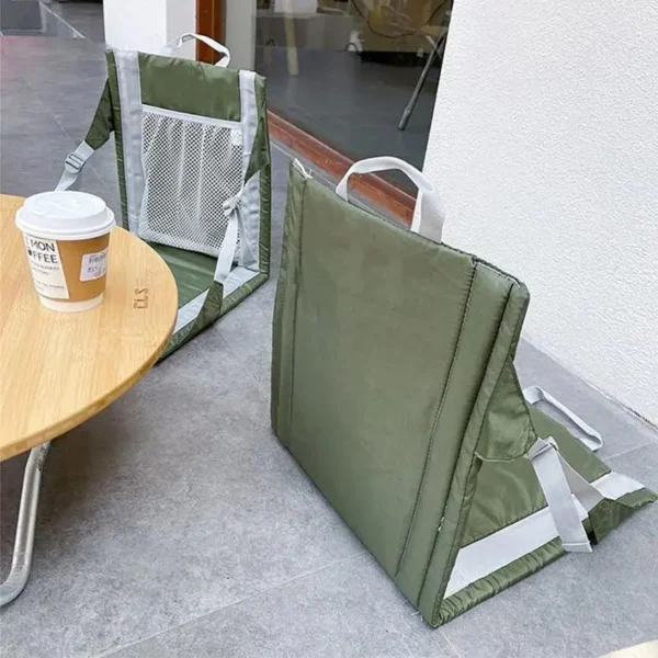 Chaise de Stade Pliable avec Dossier – Image 3