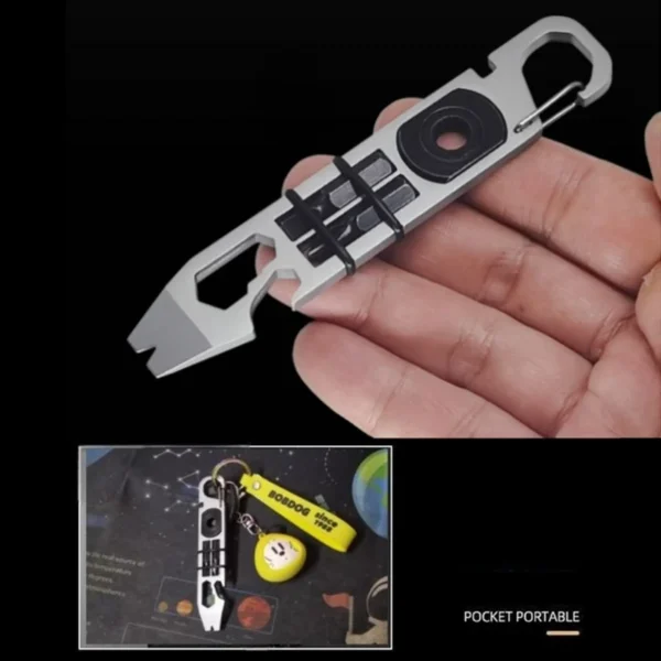 Outil Multifonction Compact en Acier Inoxydable – Image 5