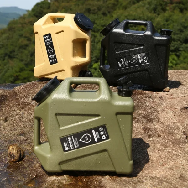 Bidon de Rangement Alimentaire 12L – PE Militaire (Kit Complet) – Image 2