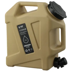 Bidon de Rangement Alimentaire 12L – PE Militaire (Kit Complet)
