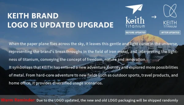 Bol en Titane Keith Camping 500 ml - Ultra-Léger et Résistant – Image 8