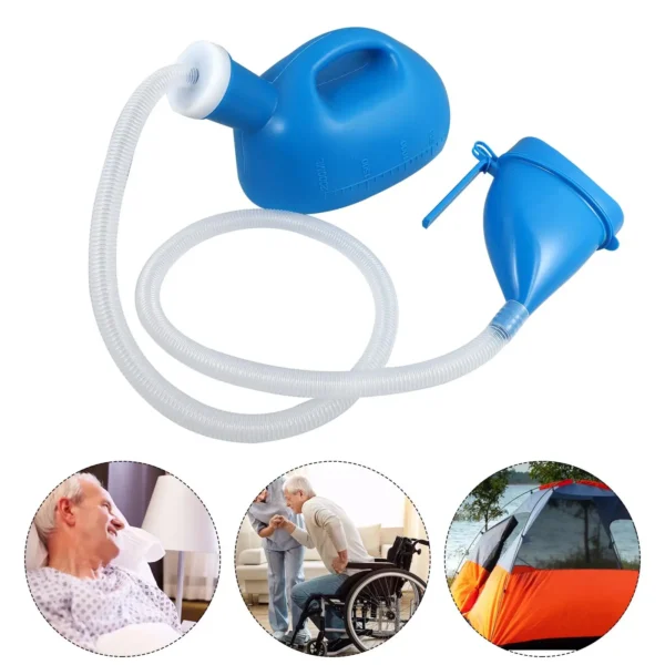 Urinoir Portable Adulte avec Tube - 22x18cm – Image 5