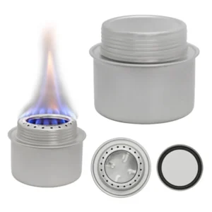 Réchaud à Alcool Ultra-Léger en Aluminium - 120ml - 57x71mm