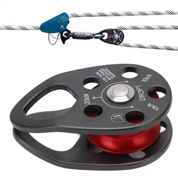 Poulie d'Escalade Professionnelle 20KN