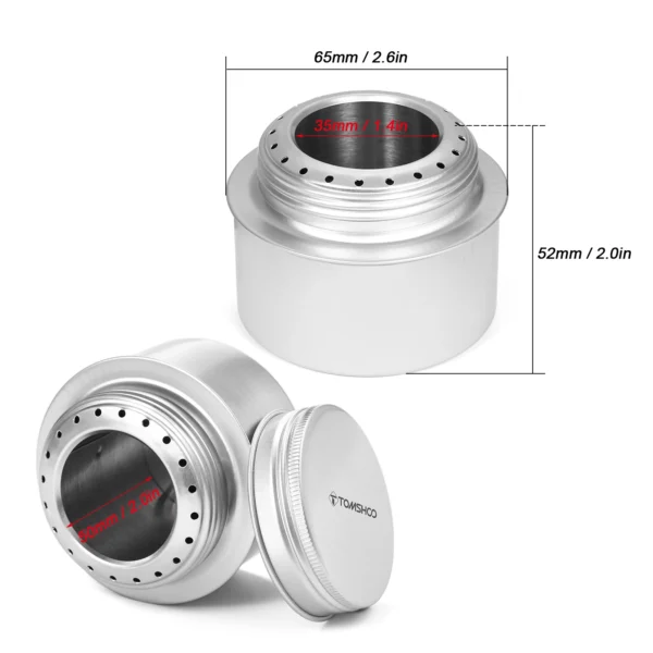 Réchaud à Alcool Ultra-Léger en Aluminium - 33g – Image 3