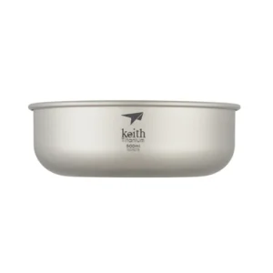 Bol en Titane Keith Camping 500 ml - Ultra-Léger et Résistant