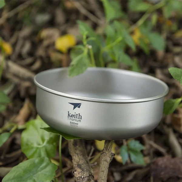 Bol en Titane Keith Camping 500 ml - Ultra-Léger et Résistant – Image 2