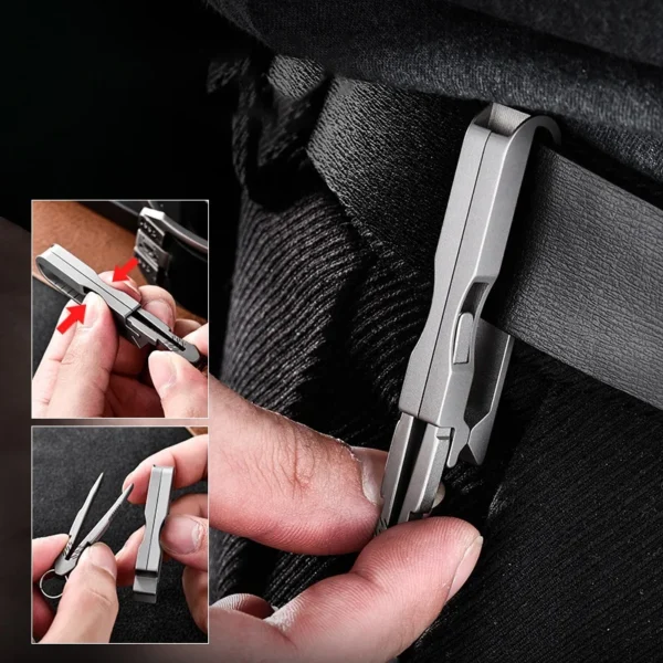 Porte-Clés Pince à Épiler en Titane – Image 13