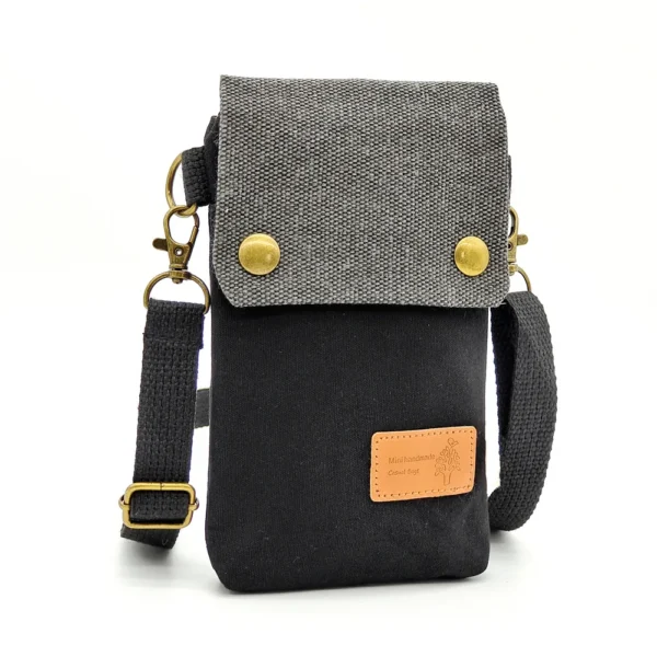 Mini Sac Bandoulière Vintage Unisexe – Image 8