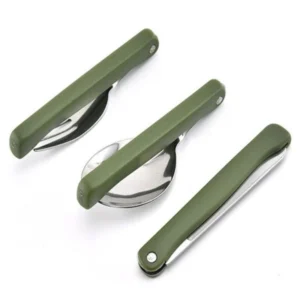 Ensemble de Couverts Camping Militaire - 11x7.5cm