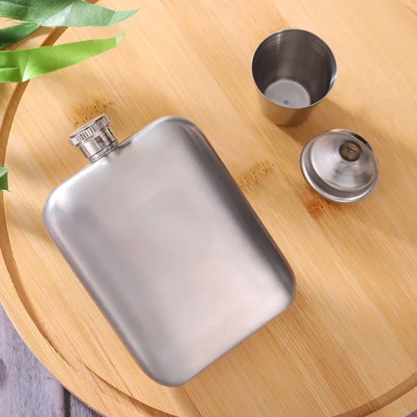 Flacon de Poche 6oz Acier Inox 304 – Image 5