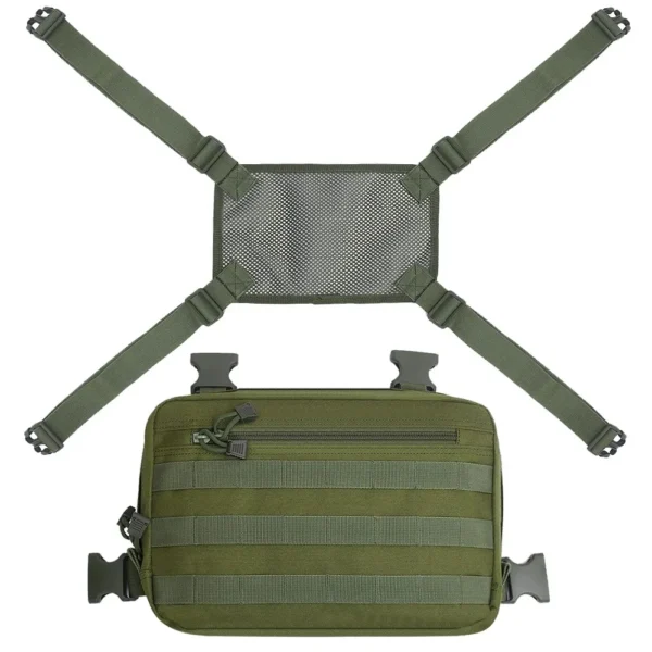 Sac de Poitrine Tactique - Léger, Respirant et Pliable – Image 4