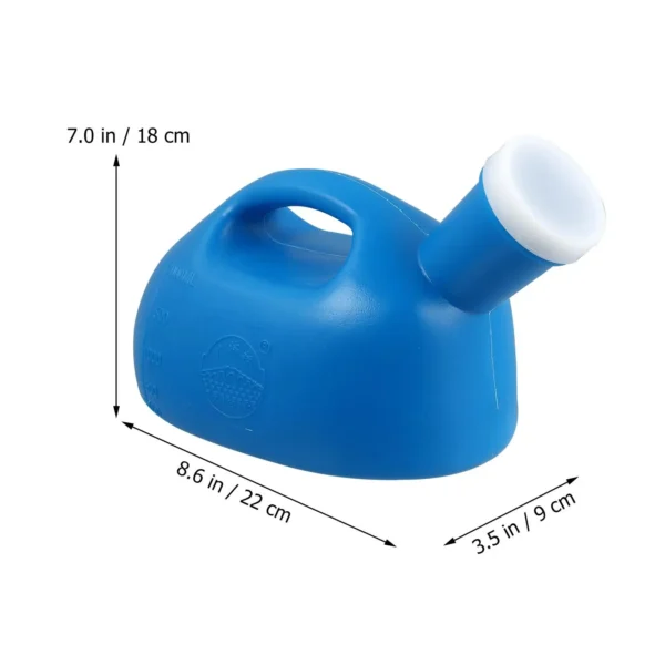 Urinoir Portable Adulte avec Tube - 22x18cm – Image 4