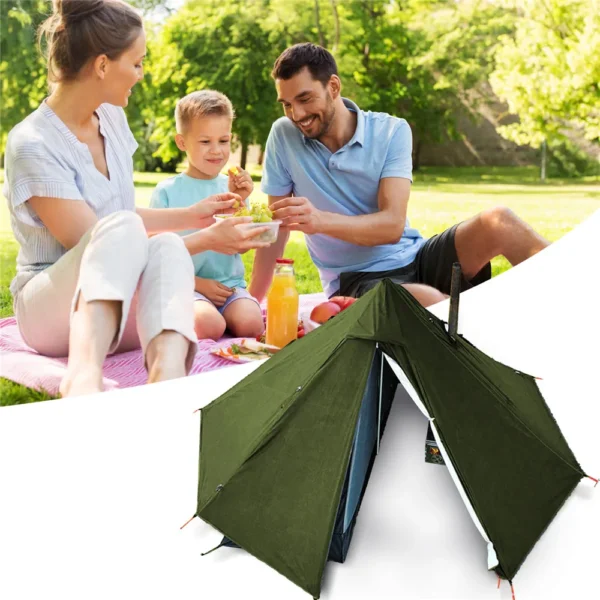 Tente Familiale 4 Places - 320x320x160cm - Polyester 210T – Image 12