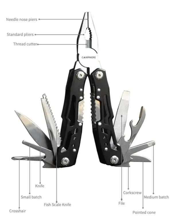 Pince Multifonction PA28 - 14 Outils - Acier 420 – Image 8