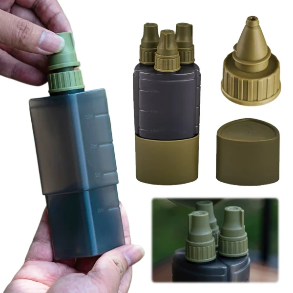 Bouteille Assaisonnement Camping 3-en-1 - 100ml – Image 2