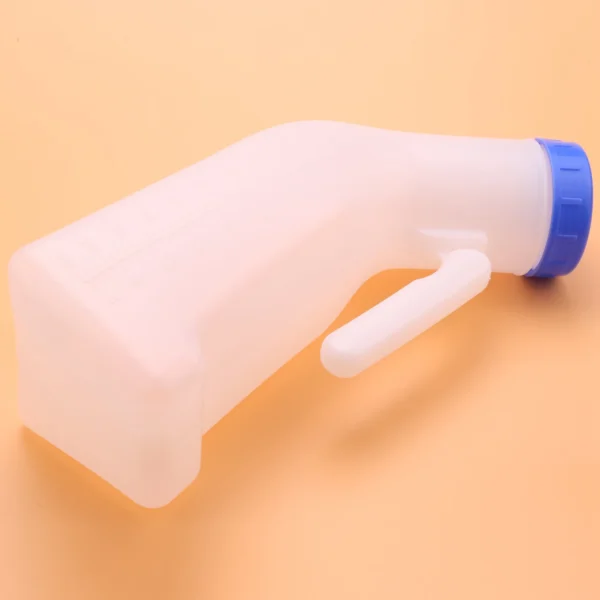 Urinoir Portable – 1000ml (Blanc + Bleu) – Image 2