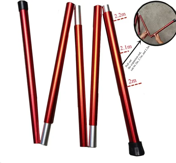 Tente Tipi 2-4 Personnes - Imperméable PU3000mm – Image 4